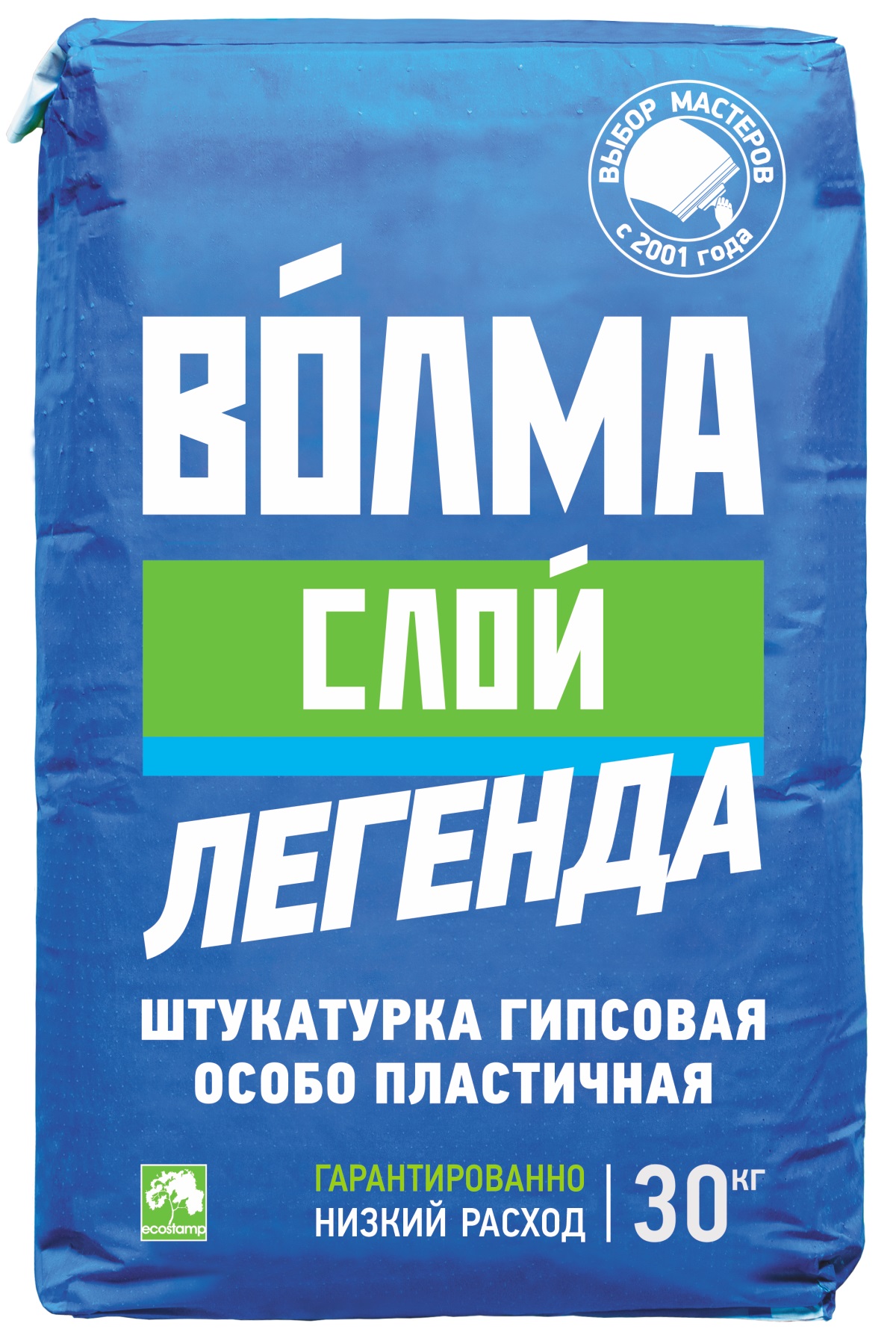 Штукатурка гипсовая ВОЛМА Слой 30 кг — цена в Нижнекамске, купить в  интернет-магазине, характеристики и отзывы, фото